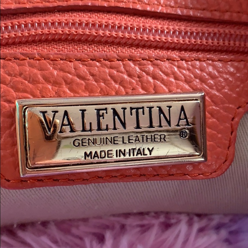 Orange Leather Backpack - image 4